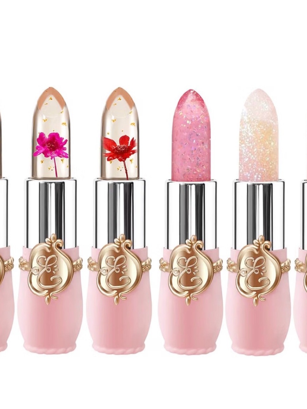 Floral Jelly Lipstick - Pink Shades